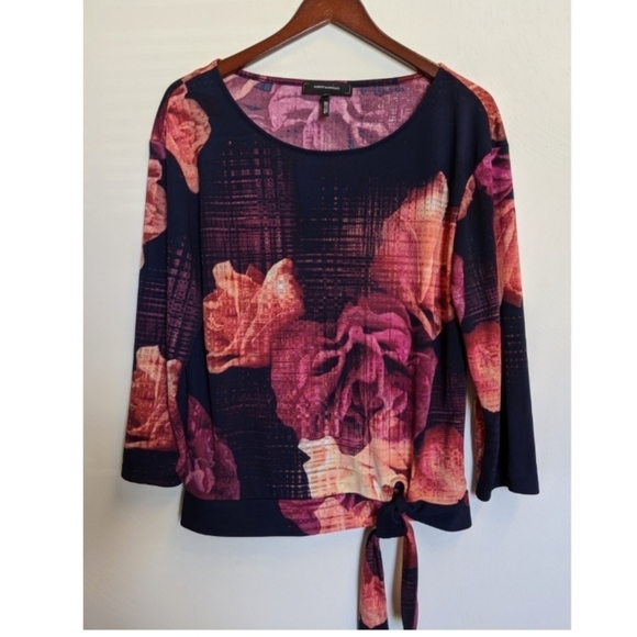 Robert Rodriguez floral tie waist blouse - Picture 1 of 4